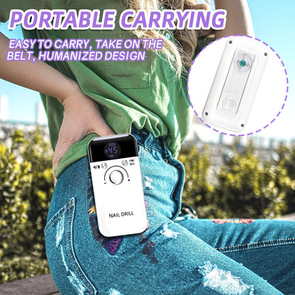 45,000 RPM Rechargeable Nail Drill Machine