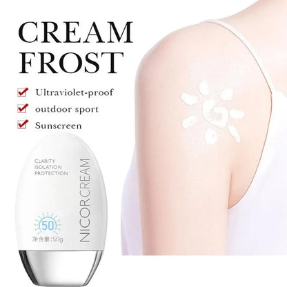 50ml Waterproof Sunscreen SPF50+ – Face & Body Sun Protection Cream