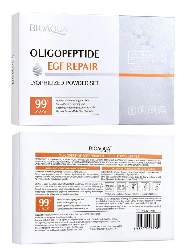Oligopeptide Face Repair Set – Freeze-Dried Powder & Hyaluronic Acid Essence