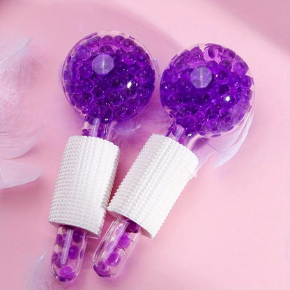 2pcs LCE Ice Globes for Facial Massage – Cooling Face & Eye Roller