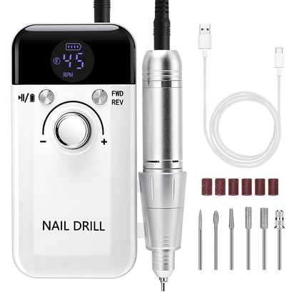 45,000 RPM Rechargeable Nail Drill Machine