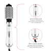3-in-1 Negative Ionic Hot Air Brush Hair Dryer