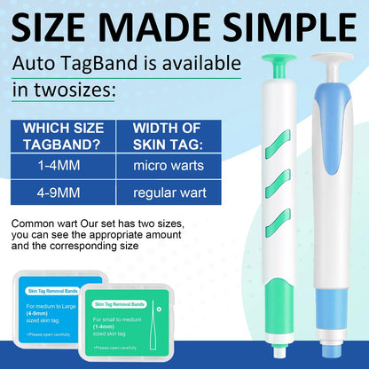 2-in-1 Skin Tag & Mole Removal Pen Kit with Cleansing Swabs