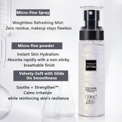 100ml Long-Lasting Makeup Setting Spray – Waterproof, Oil-Control & Hydrating