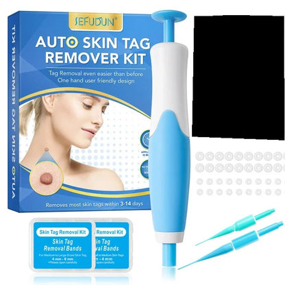 2-in-1 Auto Skin Tag Remover Kit for Moles, Warts & Stains