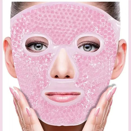 Full Face Massage Ice Compress Mask – Reusable Cooling Therapy
