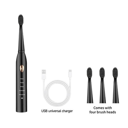 Sonic Electric Toothbrush for Adults – 5 Modes USB Rechargeable