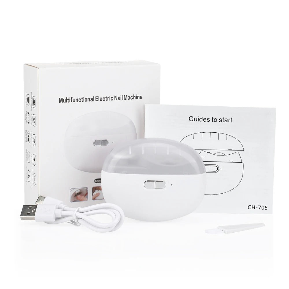 Electric Nail Clippers with LED Light