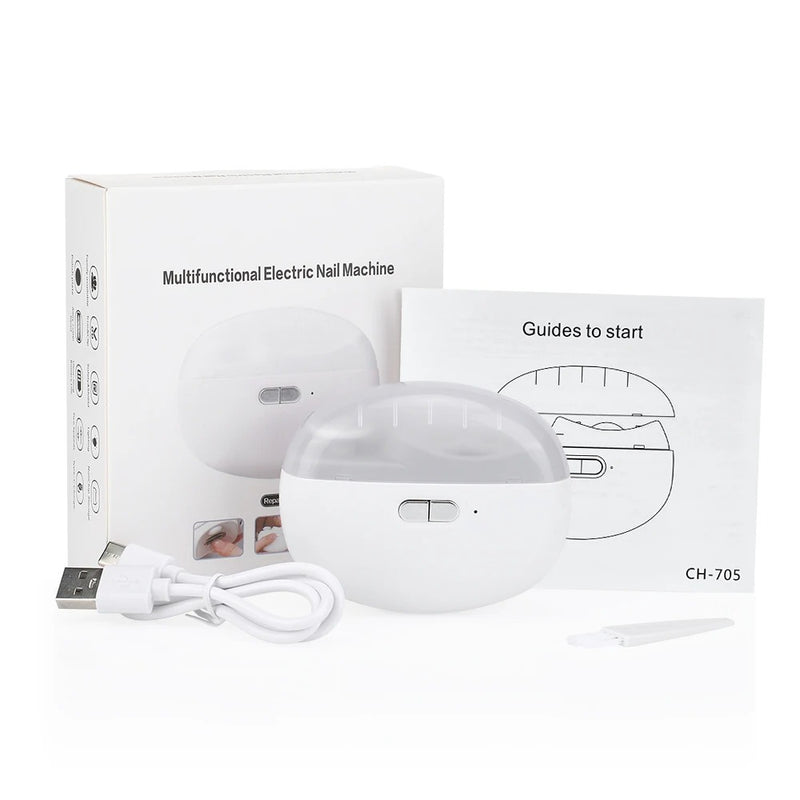 Electric Nail Clippers with LED Light