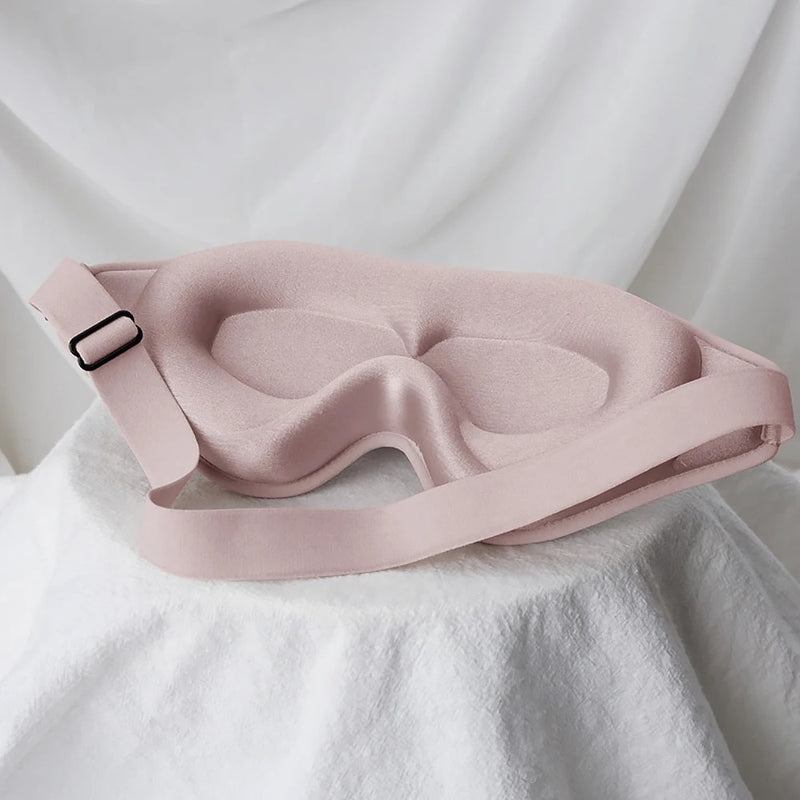 3D Sleep Mask with Soft Memory Foam – Light-Blocking Eye Mask for Sleeping, Travel & Relaxation