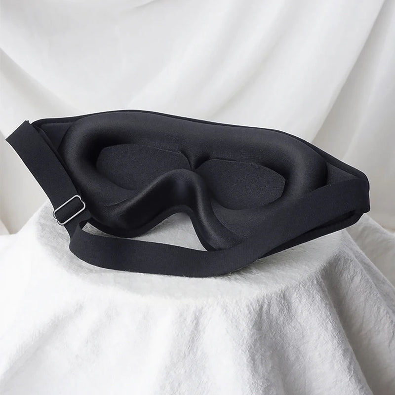 3D Sleep Mask with Soft Memory Foam – Light-Blocking Eye Mask for Sleeping, Travel & Relaxation