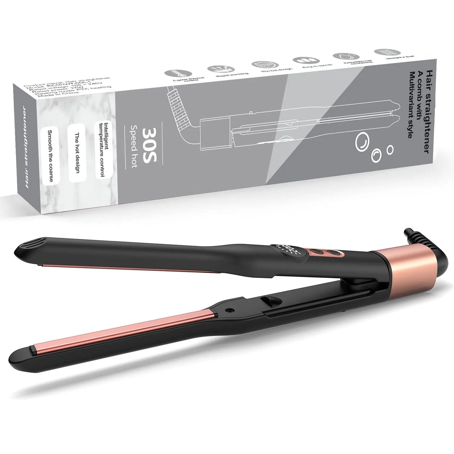 Mini 3/10 Inch Pencil Flat Iron for Short Hair - RESTORALUX