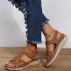 Orthopedic women's velcro sandals - RESTORALUX