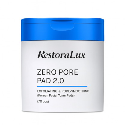 Zero Pore Pad 2.0 – Exfoliating & Pore-Smoothing Korean Facial Toner Pads (70pcs)