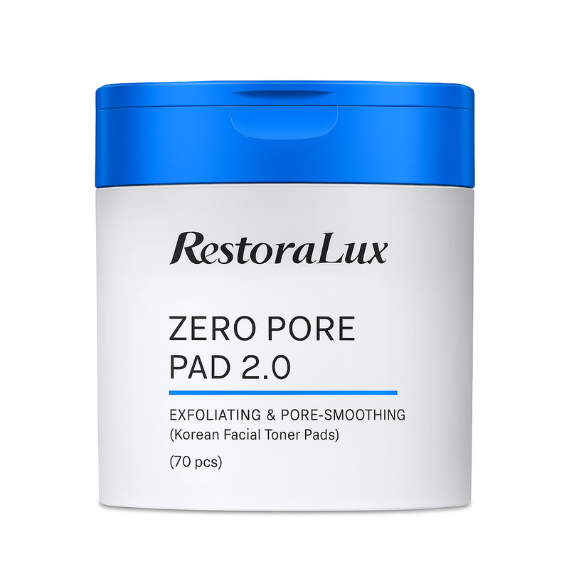 Zero Pore Pad 2.0 – Exfoliating & Pore-Smoothing Korean Facial Toner Pads (70pcs)