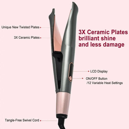 Professional 3/4 Inch Ceramic Hair Curling Wand Iron - RESTORALUX