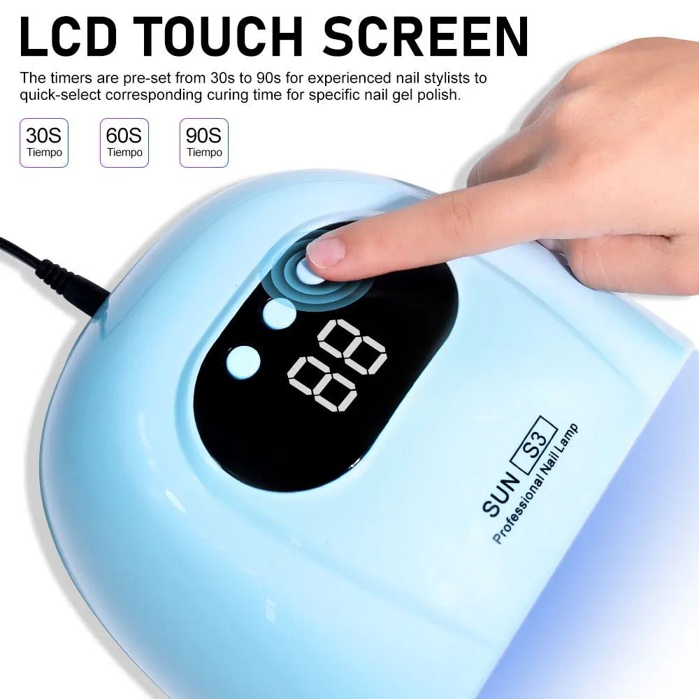 Professional UV Led Nail Lamp with 24 Quick - Dry LEDs - RESTORALUX