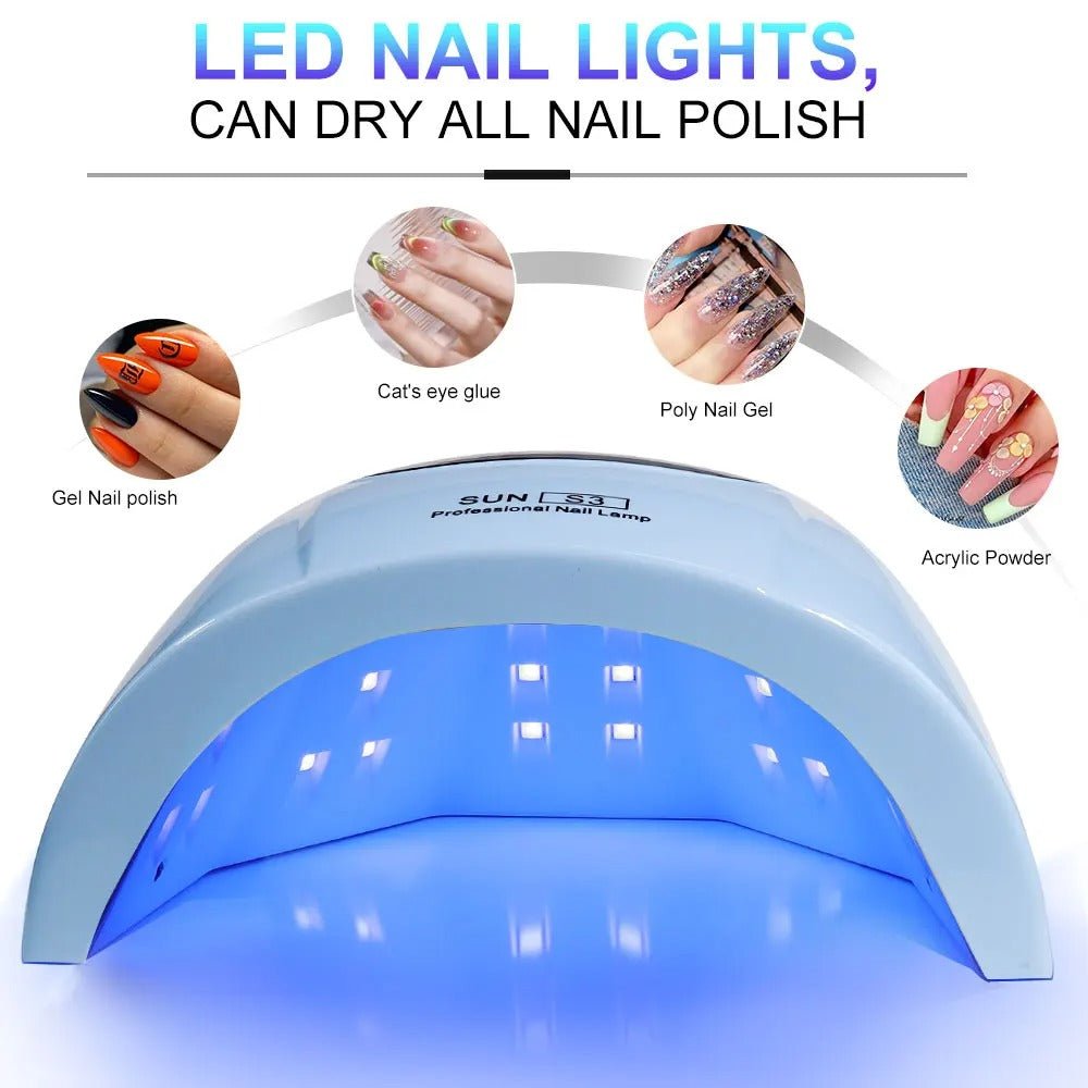 Professional UV Led Nail Lamp with 24 Quick - Dry LEDs - RESTORALUX