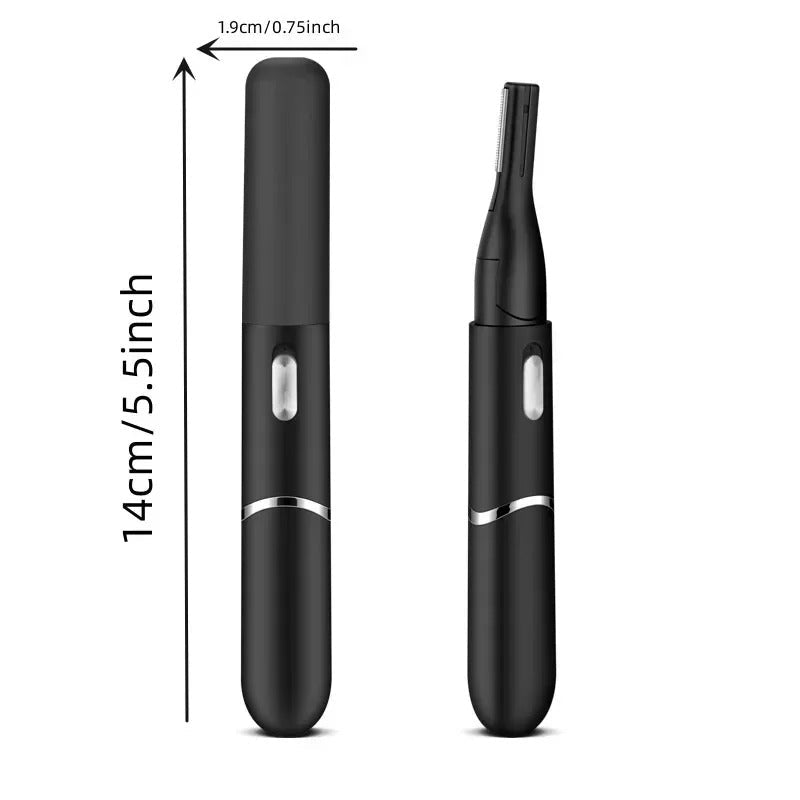 Rechargeable Electric Eyebrow Trimmer Mini Portable Hair Remover - RESTORALUX