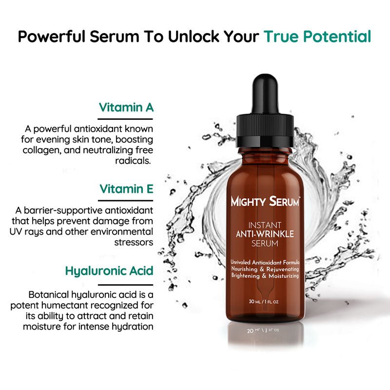 RevitaGlow Instant Anti - Wrinkle A+C+E Serum - RESTORALUX