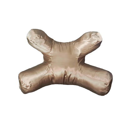 SatinAura SilkRest Face Pillow with Satin Cover – Luxury Facial Support Pillow - RESTORALUX