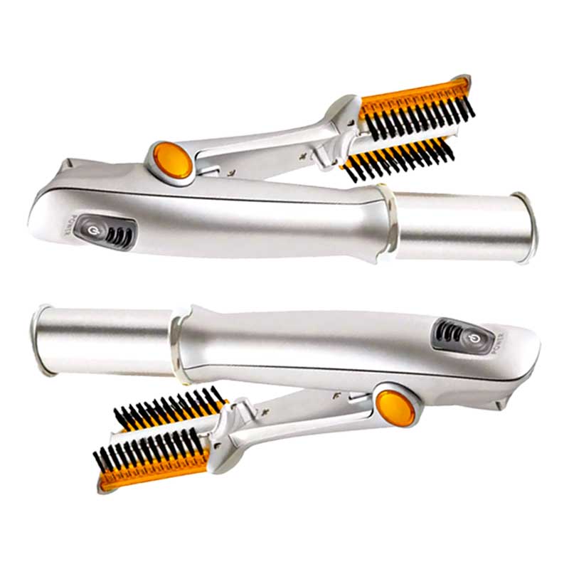 StyleSpin Professional 2 in 1 Rotating Iron Hair Brush - RESTORALUX