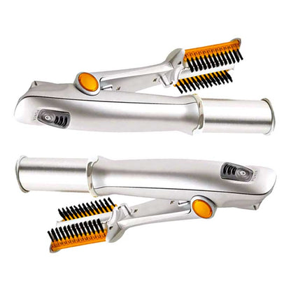 StyleSpin Professional 2 in 1 Rotating Iron Hair Brush - RESTORALUX