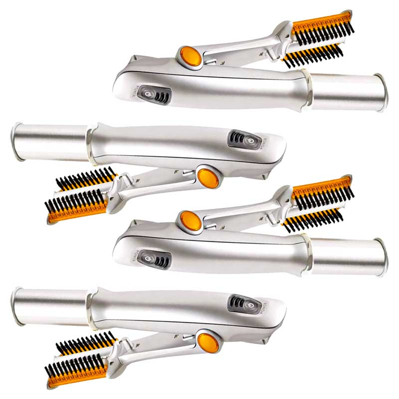StyleSpin Professional 2 in 1 Rotating Iron Hair Brush - RESTORALUX