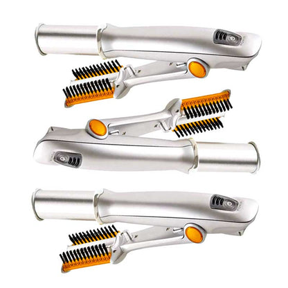 StyleSpin Professional 2 in 1 Rotating Iron Hair Brush - RESTORALUX