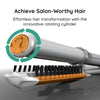 StyleSpin Professional 2 in 1 Rotating Iron Hair Brush - RESTORALUX