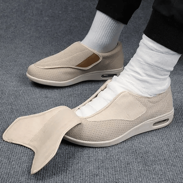 SwellComfort Diabetic Shoes – Memory Foam Zero - Drop Comfort Walking Shoes - RESTORALUX
