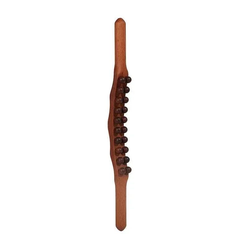 ThermaRelix Therawood Luxury Gua Sha Massage Stick – Wooden Tool for Blood Circulation and Muscle Relaxation - RESTORALUX
