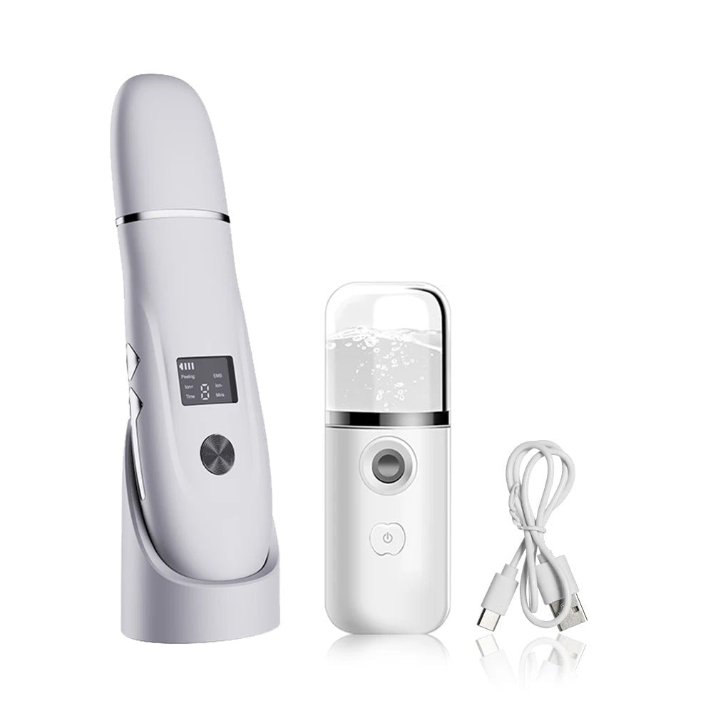 Ultrasonic Skin Scrubber Blackhead Remover Facial Pore Cleaner - RESTORALUX