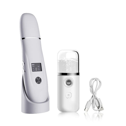 Ultrasonic Skin Scrubber Blackhead Remover Facial Pore Cleaner - RESTORALUX