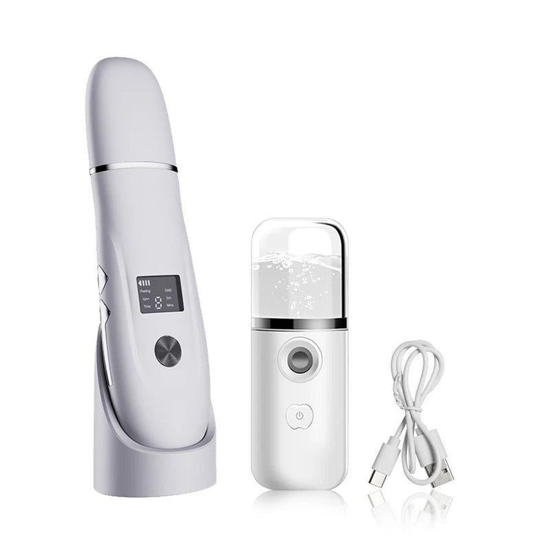 Ultrasonic Skin Scrubber Blackhead Remover Facial Pore Cleaner - RESTORALUX