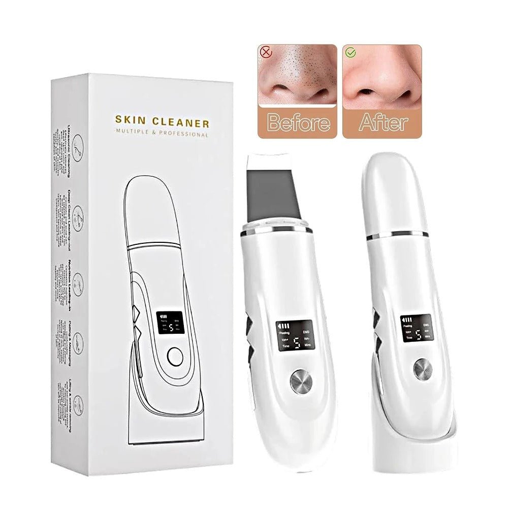 Ultrasonic Skin Scrubber Blackhead Remover Facial Pore Cleaner - RESTORALUX