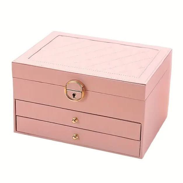 Veloura Luxe Jewel Leather Jewellery Box – Elegant Stylish Storage Organizer - RESTORALUX