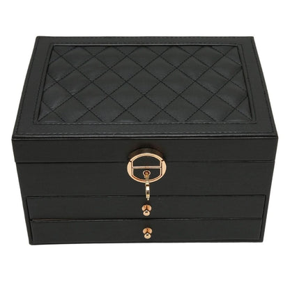 Veloura Luxe Jewel Leather Jewellery Box – Elegant Stylish Storage Organizer - RESTORALUX