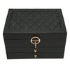 Veloura Luxe Jewel Leather Jewellery Box – Elegant Stylish Storage Organizer - RESTORALUX